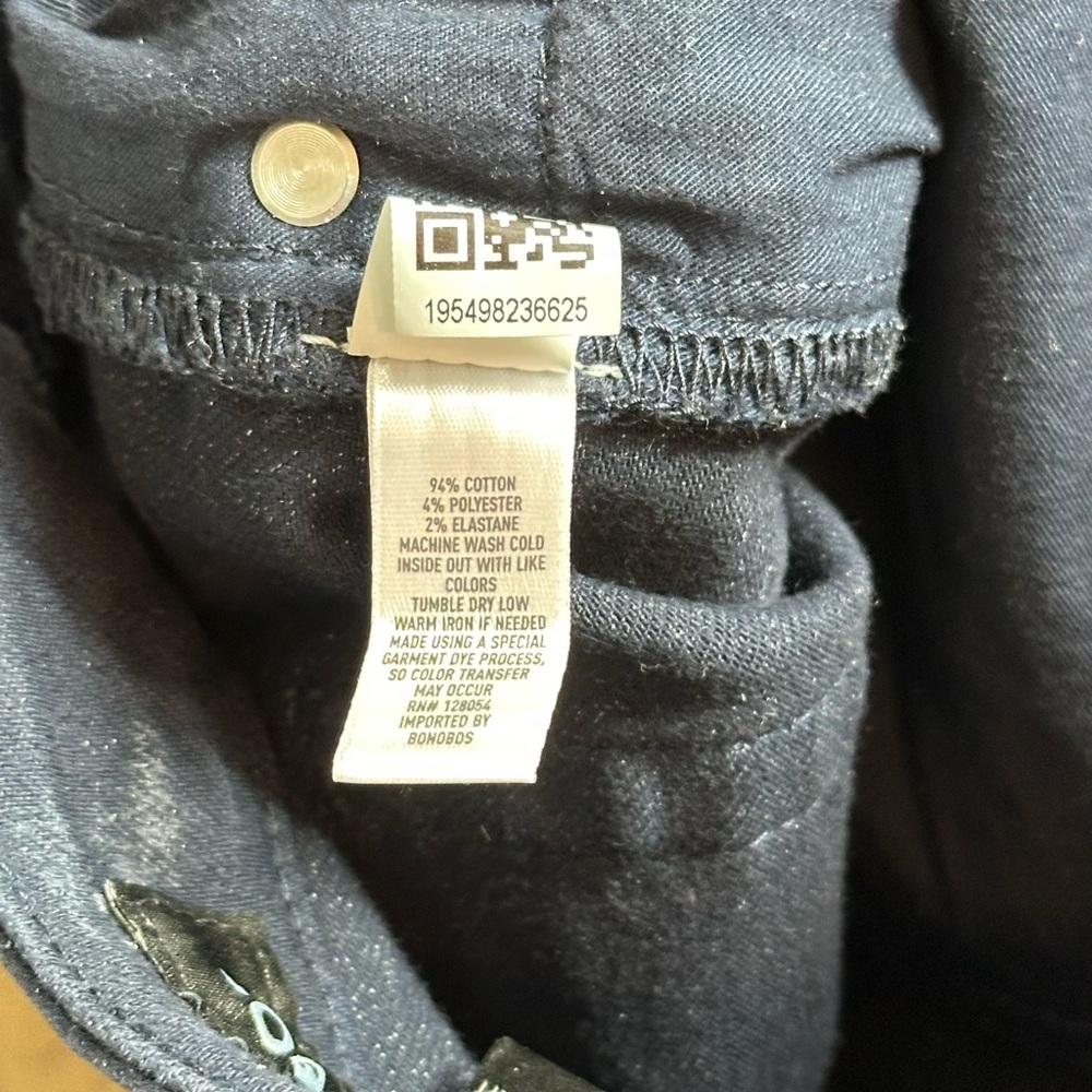 Bonobos Blue Straight Jeans with Classic Fit‎ - Picture 4 of 7